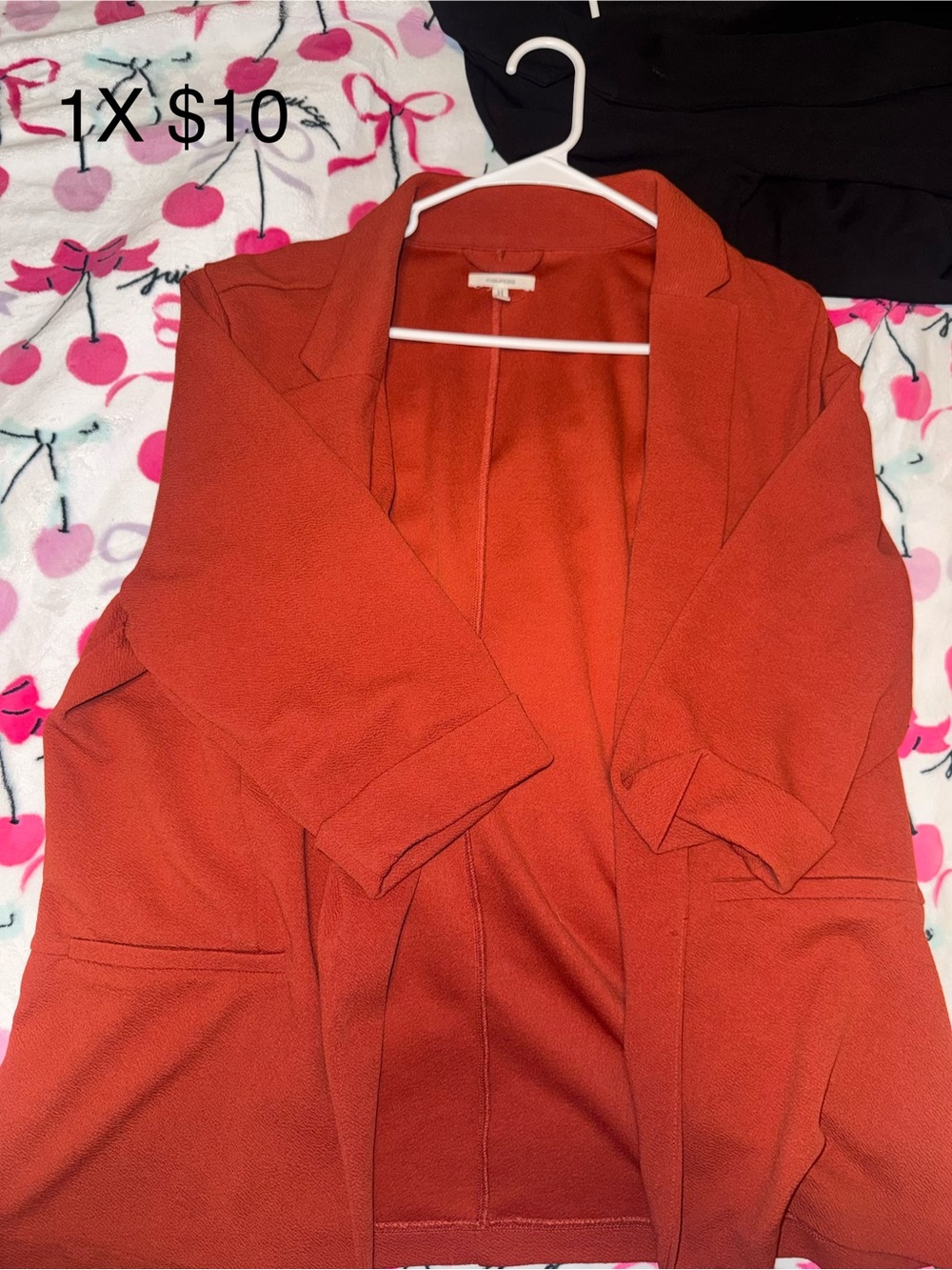Women's Open-Front Blazer 1X